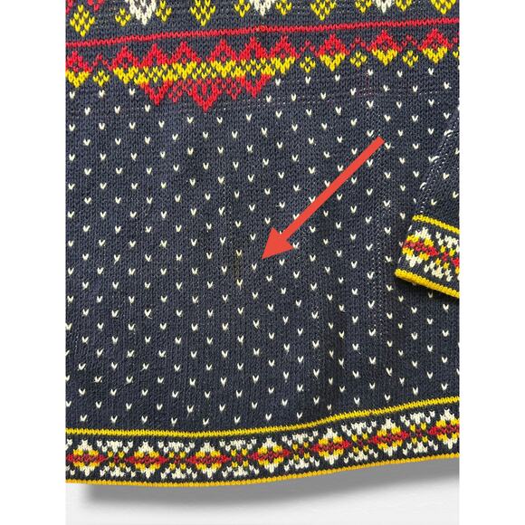 Hanna Andersson Nordic Ski Sweater, Size 6/7 - Picture 8 of 8